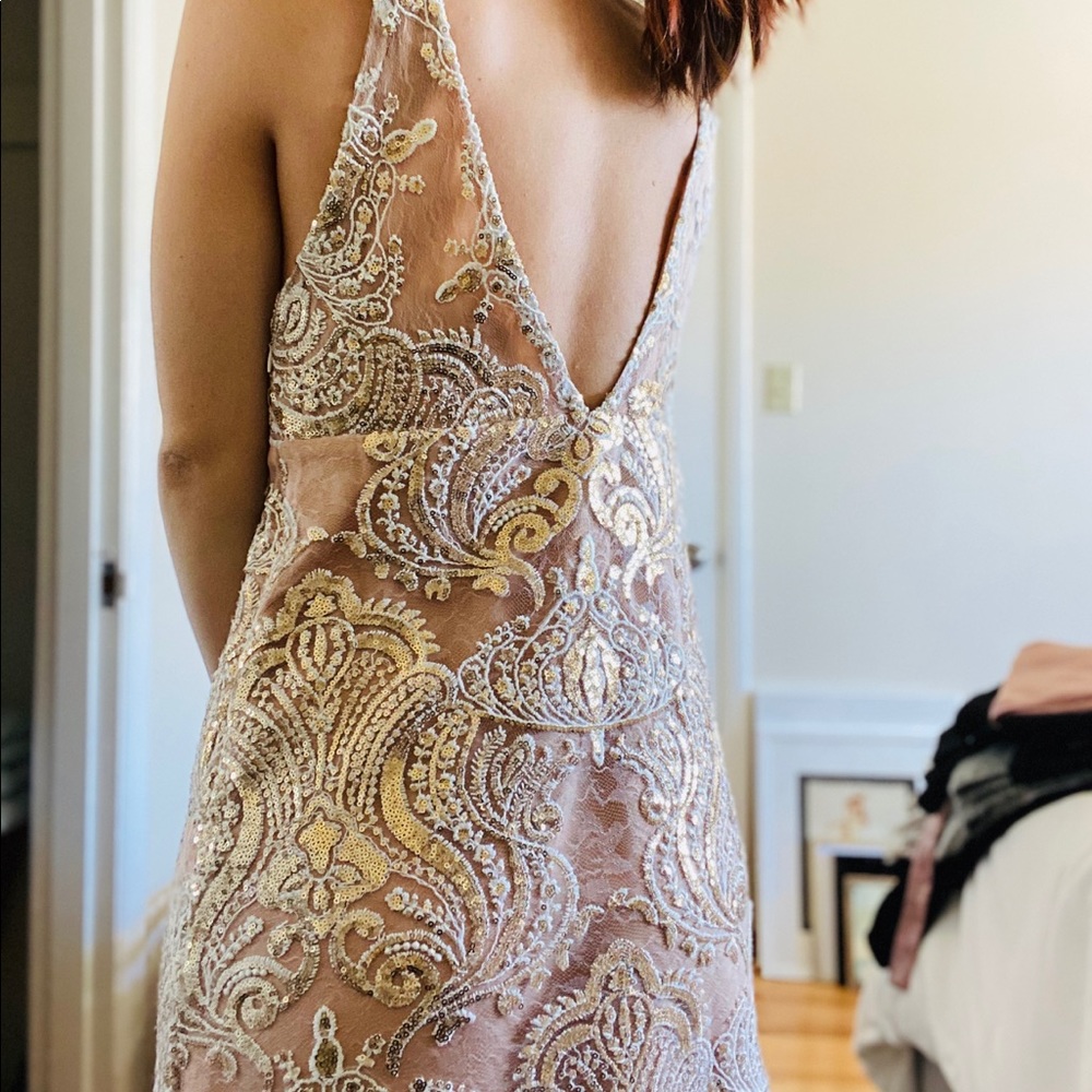 Free People Sequin Mini Dress